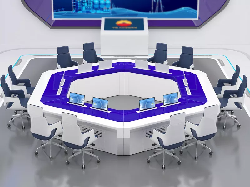 Irregularly shaped Monitoring Console